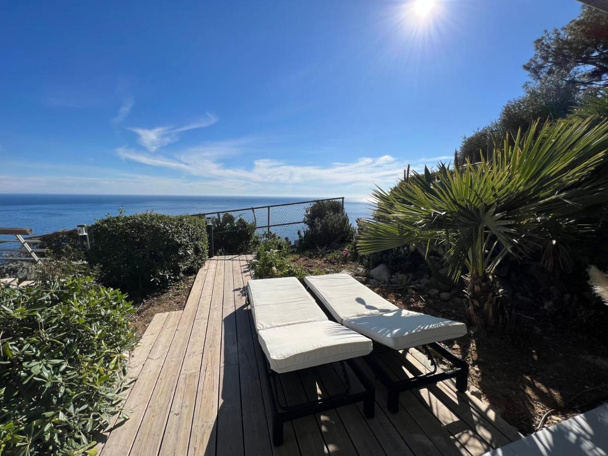 Luxueux Appartement - Vue Mer - Piscine - Free Parking - Monaco Cap-d'Ail Exterior photo
